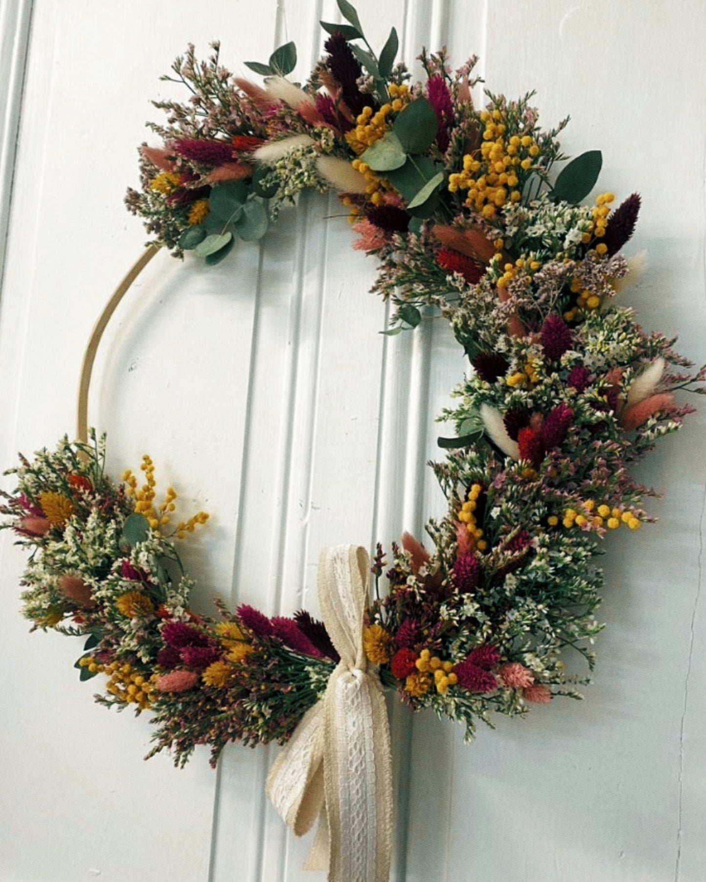Création Couronne de Fleurs séchées - Dim 22 Mars