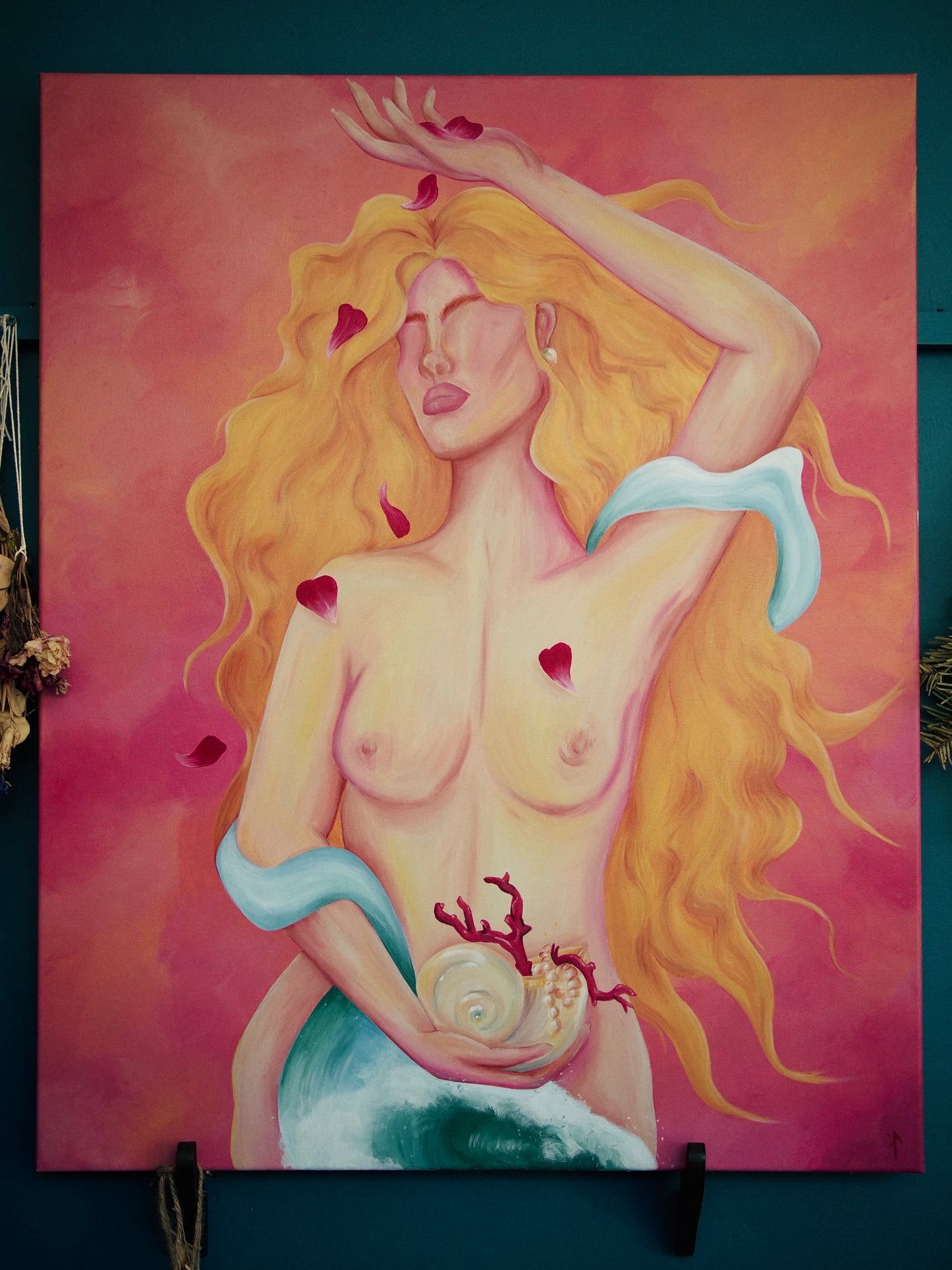 Amoureuse des Embruns - Toile Unique