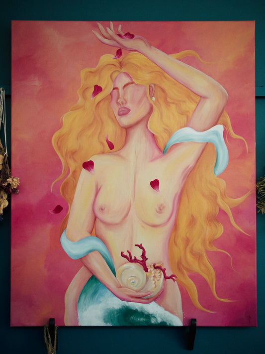 Amoureuse des Embruns - Toile Unique